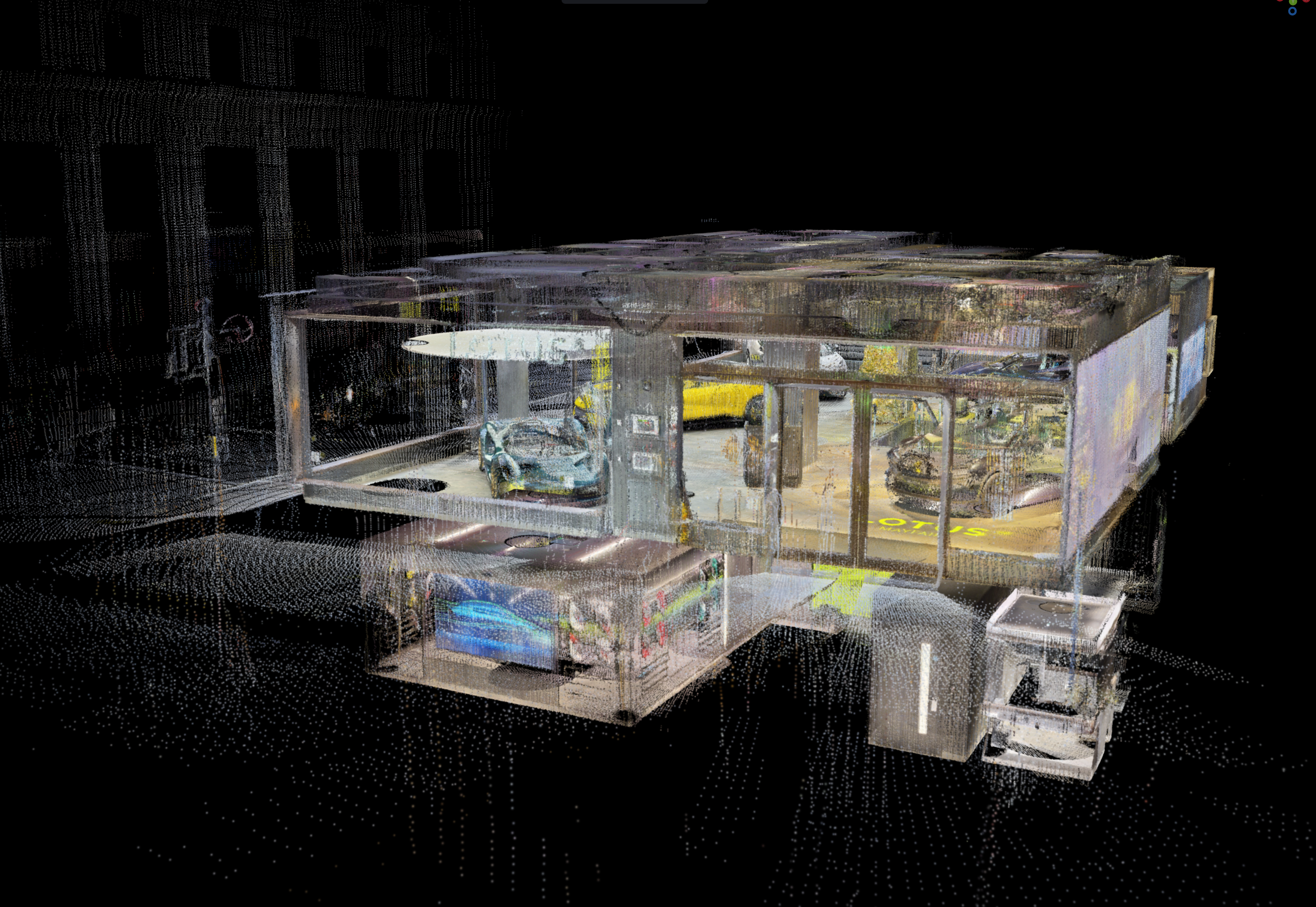 LiDAR point cloud scan