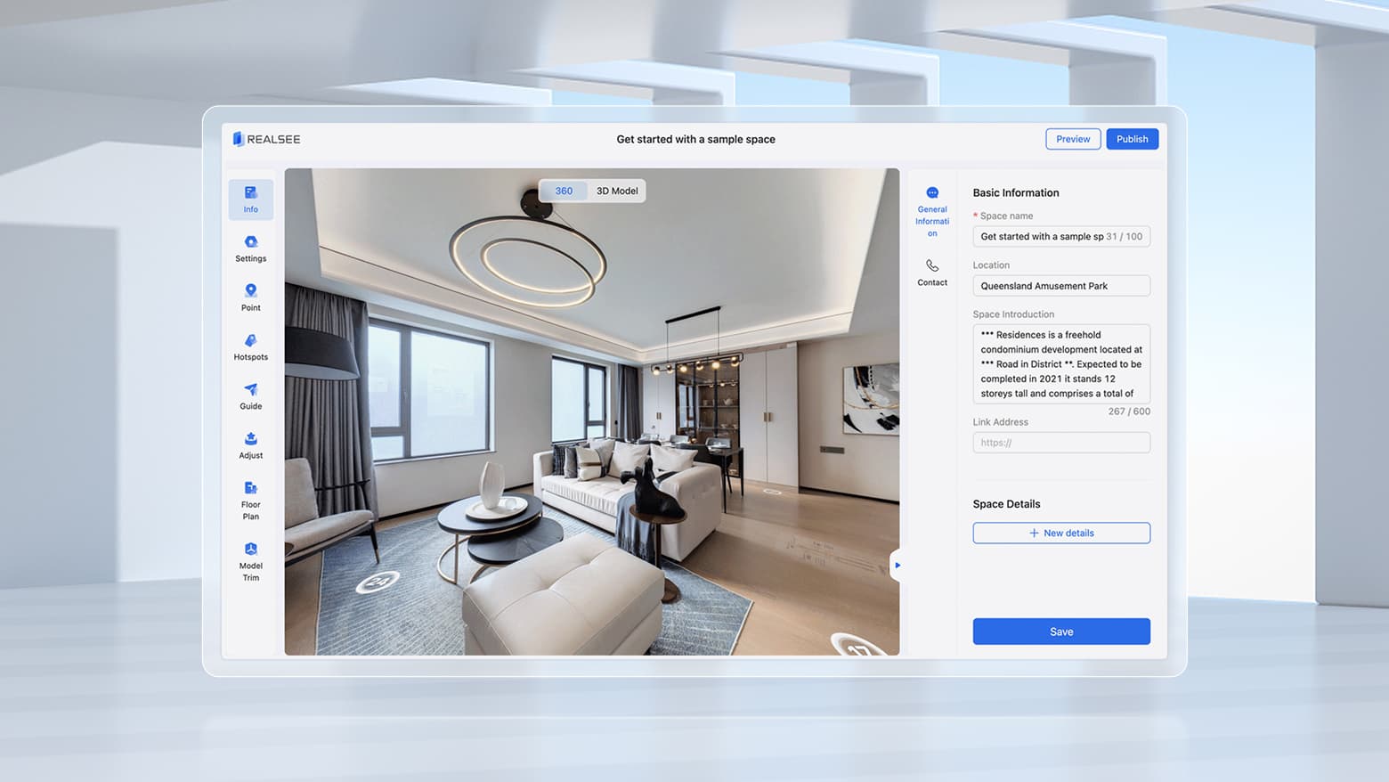 Realsee tour hosting platform